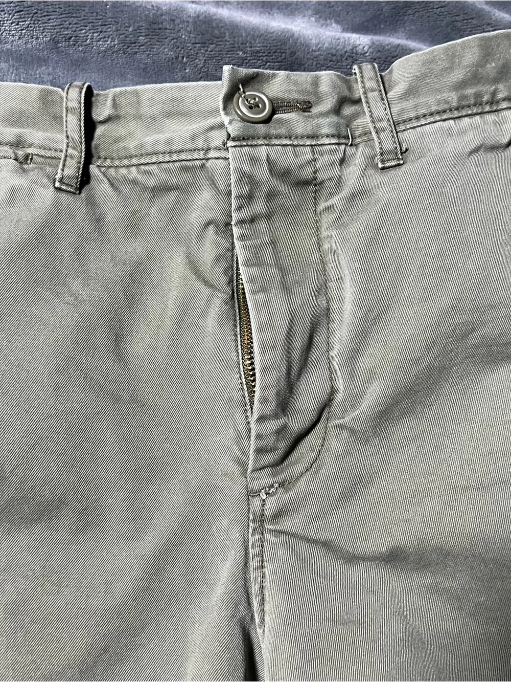 J Crew Oarsman Pants Mens 32x34 Olive Green Chino Classic 770 Straight Always